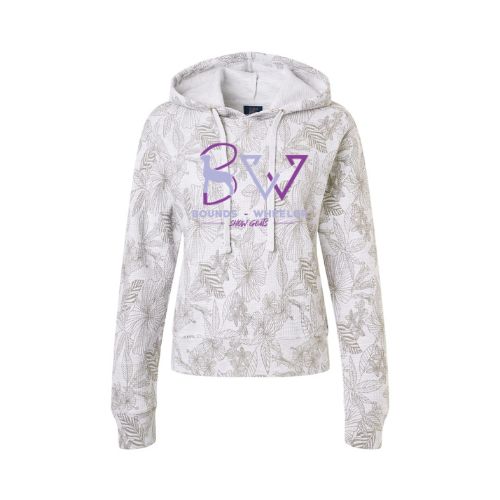 Women's Floral Print Hoodie