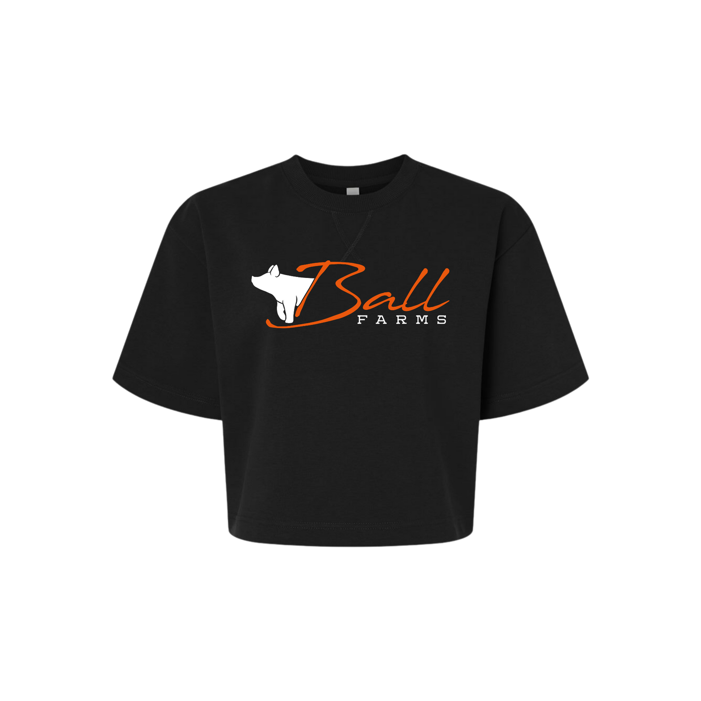 BALL FARMS Ladies French Terry Boxy Top