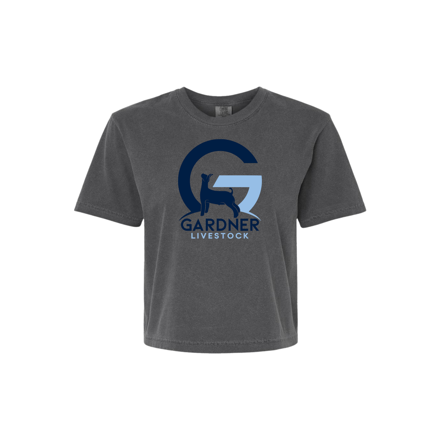 GARDNER LIVESTOCK LADIES Comfort Colors Boxy T-Shirt