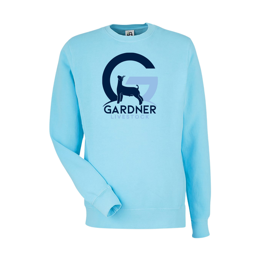 GARDNER LIVESTOCK Pigment Dyed Crewneck Sweatshirt