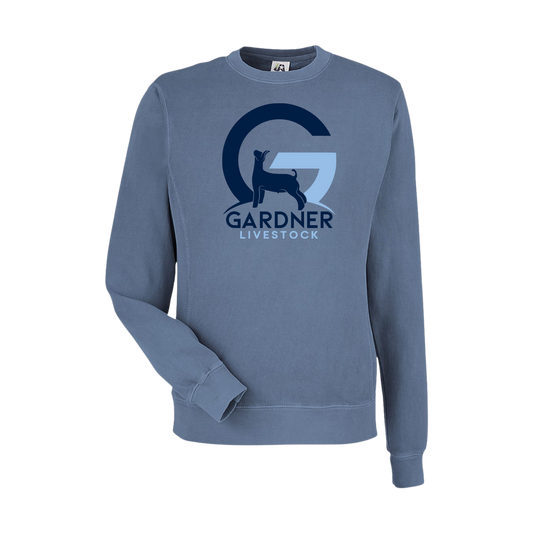 GARDNER LIVESTOCK Pigment Dyed Crewneck Sweatshirt