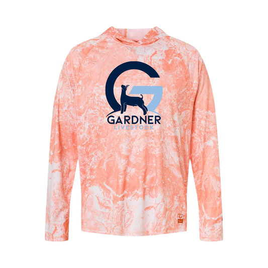 GARDNER LIVESTOCK Huk Hooded Long Sleeve T-Shirt