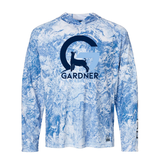 GARDNER LIVESTOCK Huk Hooded Long Sleeve T-Shirt