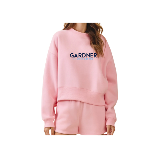GARDNER LIVESTOCK LADIES Dropped Shoulder Sweatshirt