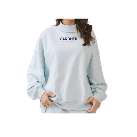 GARDNER LIVESTOCK LADIES Soft Knit Drop Shoulder Mock Neck