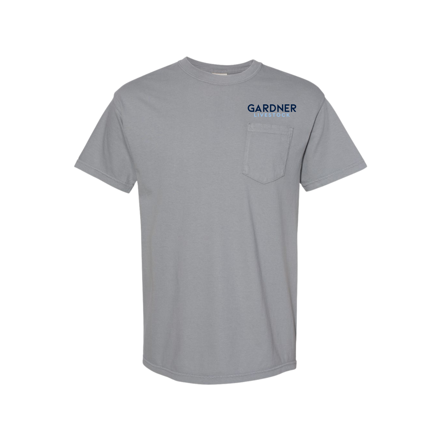 GARDNER LIVESTOCK Comfort Colors Pocket T-Shirt