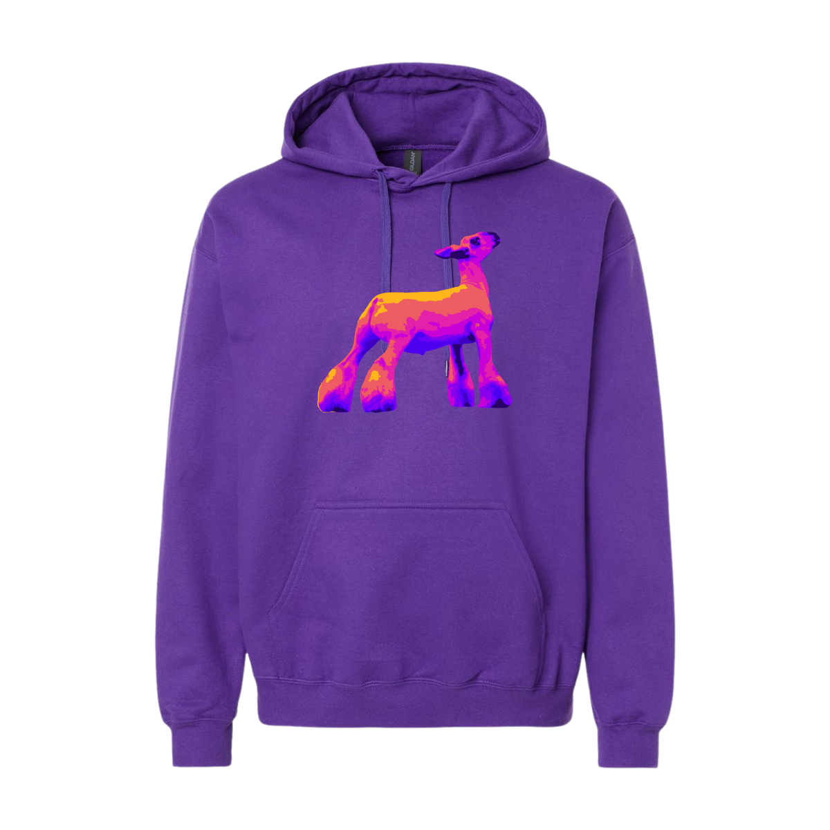 PPENCE Neon Drive Lamb Hoodie