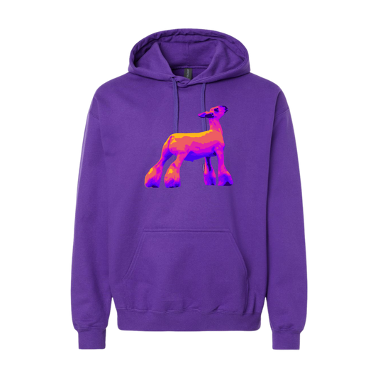 PPENCE Neon Drive Lamb Hoodie